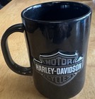 2010 Harley Davidson Black 14 Oz Coffee Mug With 3d Skull Logo