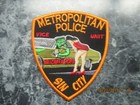 Metropolitan Police Las Vegas Vice Unit Halloween 2023 Patch Display Only
