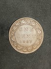 1907 Canada Large One Cent Coin Edward Vii Canadian 1 Penny Km  8 Bronze 25 4mm