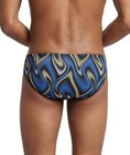 Speedo Swim Briefs Mens 30 Blue Gold Endurance  Drawstring Chlorine New Nwt