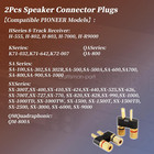 2pc For Pioneer Speaker Banana Jack Plug Connectors Sx-626 727 820 828 990 6000