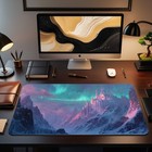 Mtg Playmat   Icy Mountains Themed Playmat   Unofficial Mtg Playmat