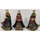 Vintage Dicksons Nativity Scene Set Large Resin Christmas Figures Baby Jesus 8   