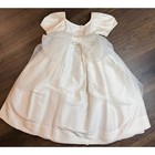 Strasburg Flower Girl Dress Girls 3y Ivory 100  Silk Formal Nwot