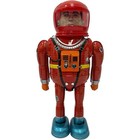 Osaka Tin Toy Wind-up Walking Astroman Red