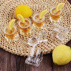 Mini Beer Shot Glasses  1 Oz Beer Mugs With Handles  clear-2pcs 