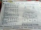  lovely Vtg 1950s Dress Mccalls Sewing Pattern 20 38