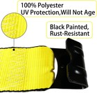 Kje 10 Pack Winch Straps 4  X 30  Yellow Heavy Duty Tie Down W flat Hooks Flatbe
