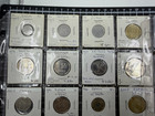 Lot Of 38 Foreign Coins From Japan  Italy  Spain  Columbia    More  Some Silver 