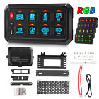 8 Gang Switch Panel Led Light Electronic System For Can-am Polaris Rzr Utv Atv