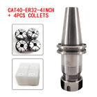 Cat40 Er32 Floating Tap tapping Holder W  4pcs Er32 Tap Collets For Cnc Machine