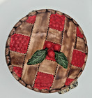 Vintage Cherry Pie Covered Baking Dish With Lid  Made In Portugal 