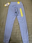 Danskin Blue Solid High-waist Ankle Leggings W  Pockets Women s Size S
