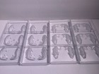 Lot Of 8 Molds Chocolate World Polycarbonate  greyas Made In Belgium Fish Flower