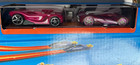 New - Mattel Hot Wheels Action Turbo Race Set With 2 Cars   2 Launchers Playset
