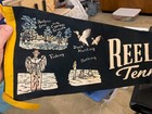 Pennant  Reelfoot Lake Reel Foot Lake Tennessee Vintage Rare Used Wear