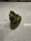 Vintage 2    Seal Inuit Soapstone Carving Beautiful Piece Signed By Rick Thomas