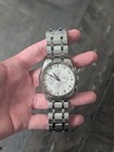 Tissot Prc 200 Automatic Chronograph Mens Watch White Dial T055427a Full Set