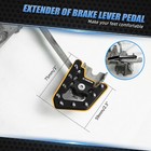 Enlarge Brake Lever Foot Pedal Extension For Yamaha Raptor 700   700r 2006-2012