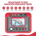 Digital Insulation Tester 1000v Megger Meter With Backlight Data Storage Cat Iii