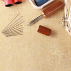 Sewing Needles Set With Wooden Storage Case Large Eye Hand Sewing Needle Set