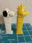 Vtg 1990s Peanuts Series 2 Pez Dispensers - Snoopy   Woodstock - Loose - Retired