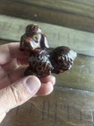 Vintage Made In Japan Porcelain ceramic Brown Poodle Pup