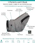 Fleerose Cpc-certified Hip Seat Baby Carrier - New Ergonomic Bench -  Gray