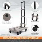 Coreflex Folding Hand Truck  Heavy Duty Luggage Cart  Lightweight And Compact  F
