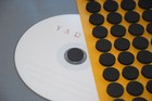 Cd Dvd Foam Hub Spider Holders Self Adhesive Sticky Dots Studs 1020 Pcs  black 