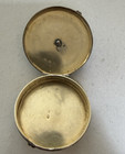 Vintage Jeweled   Enamel 800 Silver Pill Trinket Box