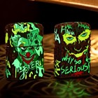 Luminous Clown Zippo Lighter Enamel Relief Design Gift For Men