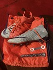 Nike Hypervenom Phantom Iii Soccer Cleats Orange Gray Metal High Top W  Bag   S   