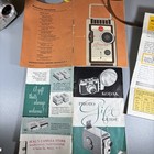 Vintage Kodak Brownie 8mm Movie Camera Model 2 W  Manual Pamphlets Cover   Box