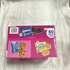 Nabisco Oreo  Golden Oreo   Chips Ahoy  Cookie Variety Pack  60 Packs Box