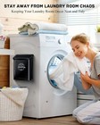 Sacreday Magnetic Lint Bin For Laundry Room  Wall-mounted  Black