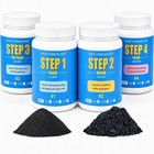 6 Lb Rock Tumbler Grit Kit - 4-step Polishing Media For Rotary   Vibratory Tumbl