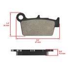 Caltric Front And Rear Brake Pads For Suzuki Rmz250 Rm-z250 2004-2024
