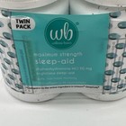  2  Wellness Basics Maximum Strength Sleep-aid Diphenhydramine Hcl 96 Count Each
