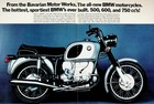 1969 Bmw Motorcycles R50 R60 R75 Vintage 4 Page Motorcycle Ad