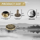 Incense Burner  3pcs Bronze Incense Holder Cone Holder Bowl-shape Incense Bur   