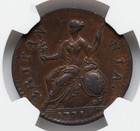 Great Britain 1 2 Penny 1771 - Xf 45 Bn Ngc - King George Iii