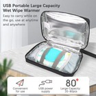 Portable Usb  Wipe Warmer Large Capacity  Wipes  With L2d3