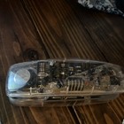 Vtg 80s 90s Clear Conair Transparent Push Button Telephone Sw205 Black Untested 