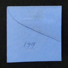 Us Stamped Envelope U179 5c 1874-86 Cut Square Blue On Blue Full Corner