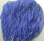Vintage Silver Lined Blue Czech Glass Seed Beads Bogo  Buy 1 Hank  get 2nd Free 