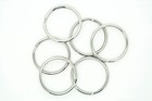 Lot 10 Key Rings 32mm   1-1 4  Split Ring Nickel Plated Heavy Duty Ring