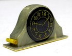 1930 s Antique Art Deco Clock Figural Celluloid Retractable Sewing Tape Measure
