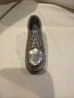 Amazing 1950s Vintage Silver Dress Shoe Shaped Sewing Pin Cushion Made In Japan