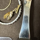 Vintage Junk Drawer Coins Watches Jewelry Coins Cutco Fork Car Fishing Lure